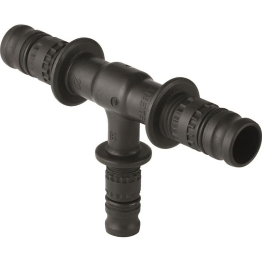 Geberit 1875057 T-rör reducerad, slätände 26 x 20 x 26 mm