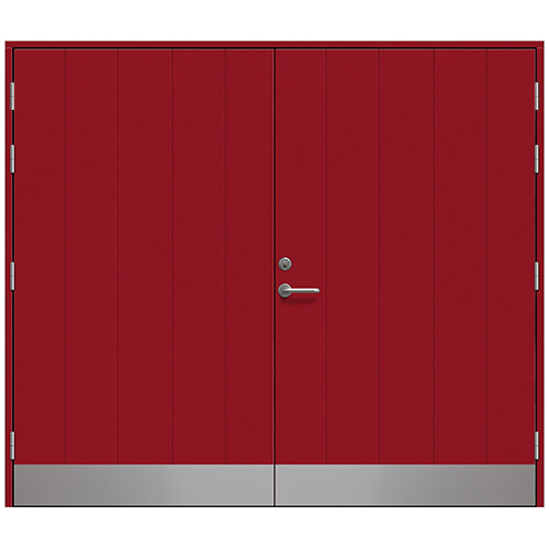 Slagport Lervik 2500 x 2100 mm, Hallonröd