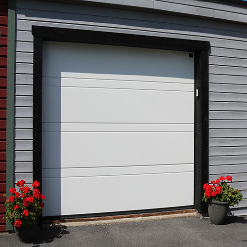 Garageport Advant Complete - Trend 2400 x 2125, Vit, Eurocylinder