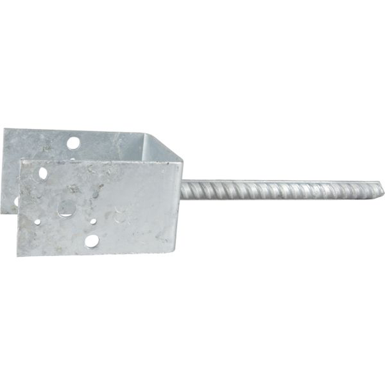 ESSVE 451631 Stolpsko 5 mm, typ U, förzinkad 50 x 40 x 100/200 mm