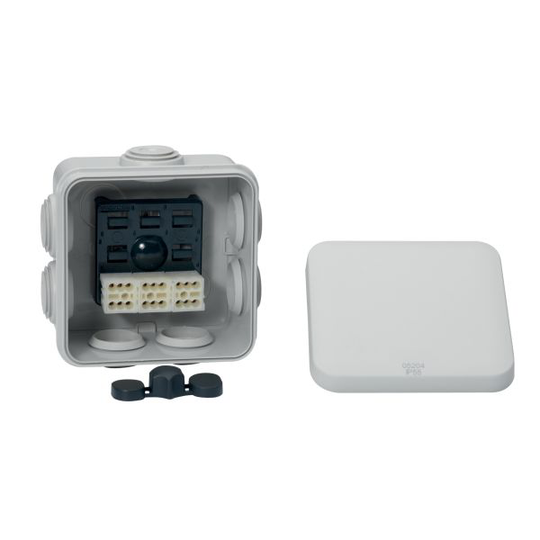 Schneider Electric IMT05024 Kopplingsdosa vit, klicklock 80x80x45 mm