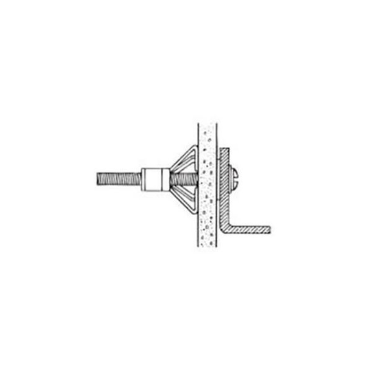 Ejot 906620 Hylsa Utan skruv, 50-pack M6x65 mm