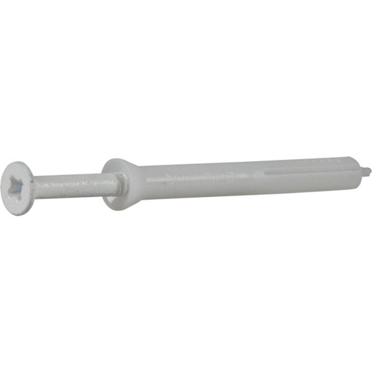 ESSVE 304793 Spikplugg 5 mm Ø, vit, försänkt 40 x 60 mm, 100-pack