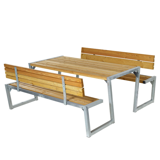 BÄNKBORD ZIGMA 2 RYGGSTÖD PLUS