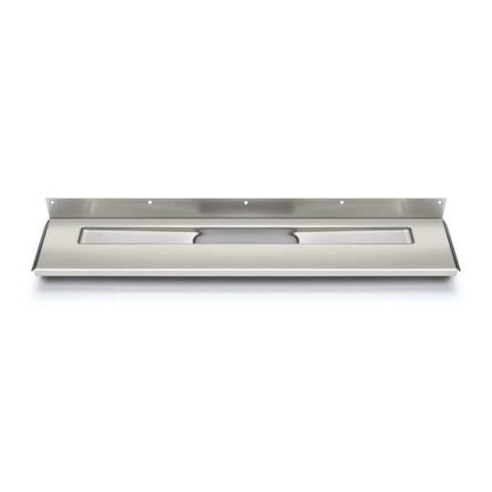 Unidrain 7121900 Avloppsarmatur öppen, rostfritt stål 800 mm